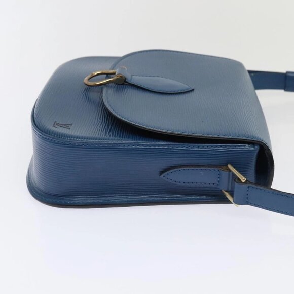 LOUIS VUITTON Epi Saint Cloud GM Shoulder Bag Toledo Blue M52195 LV Auth ep5940 - Picture 4 of 15